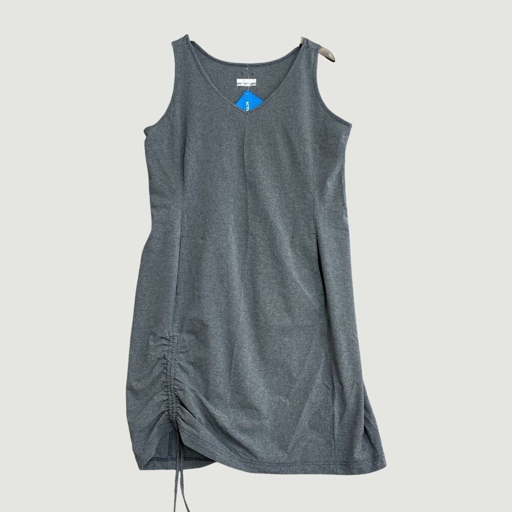 NEW Columbia Women's L Active Ruched Sleeveless Mini Dress G1627 - Picture 3 of 12
